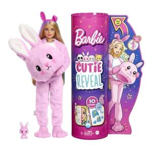 Barbie Cutie Reveal Doll with Original Accessories - Like New Condition
